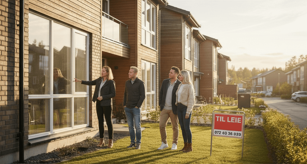 Utleie av egen eller leid fast eiendom